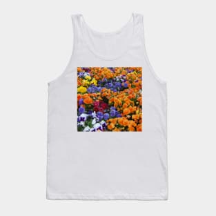 Pancy Flowers happines!!! Tank Top